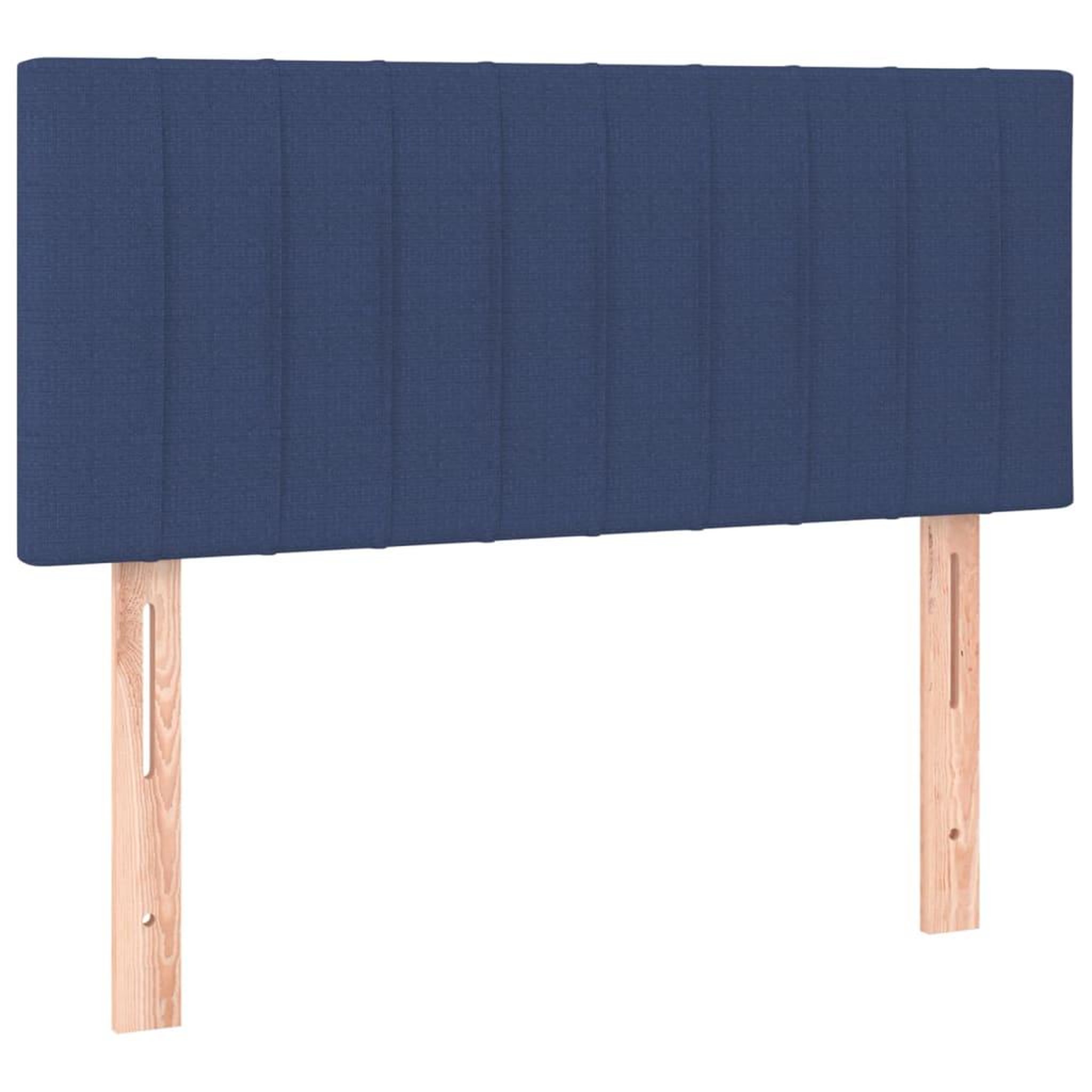 Voir la diapositive 2 : VIDAXL Tete de lit Bleu 100x5x78/88 cm Tissu
