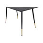 Voir la diapositive 6 : Paris Prix Table à Manger Design  Dipp  120cm Noir & Or