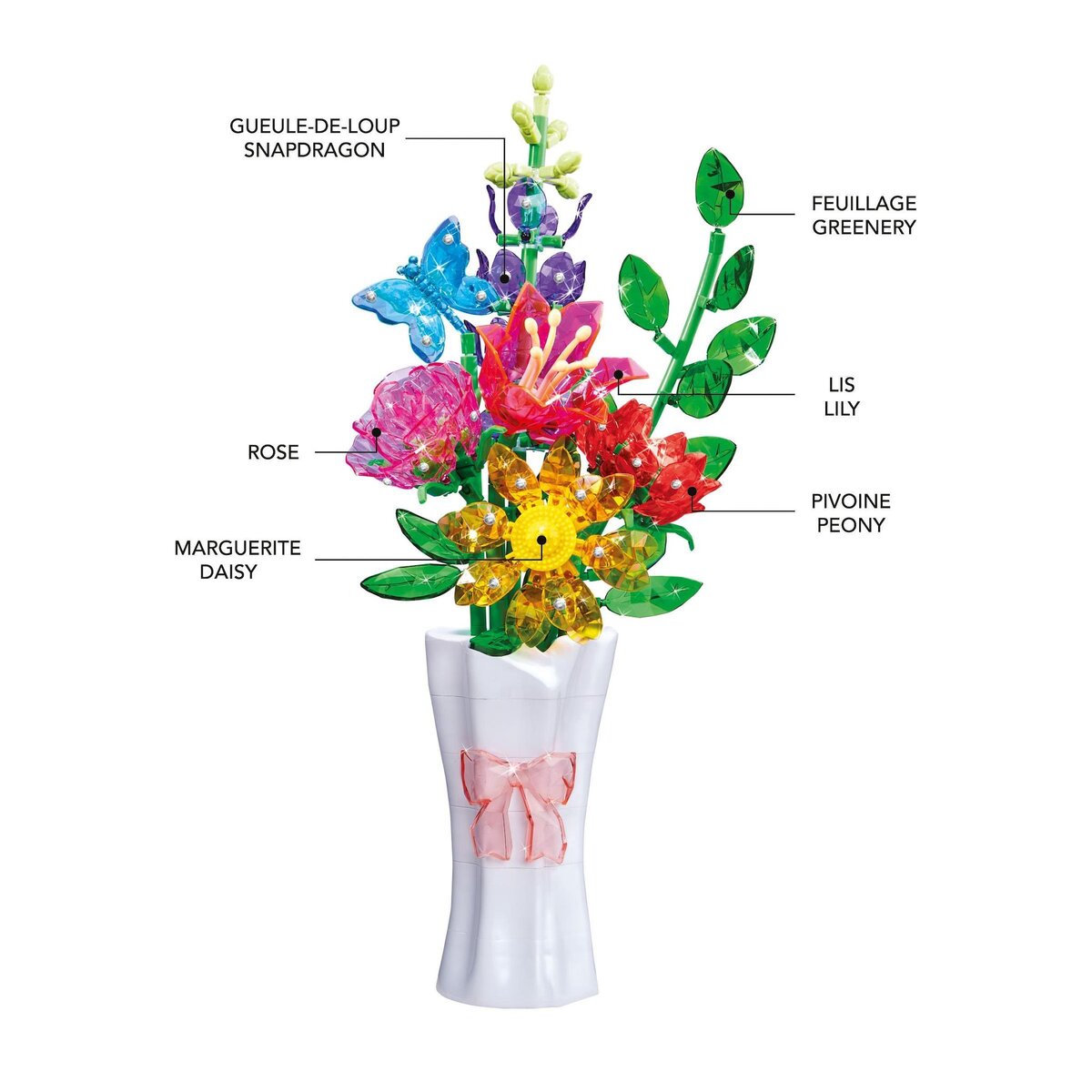 Lexibook Crystal Gem Bouquet de Fleurs