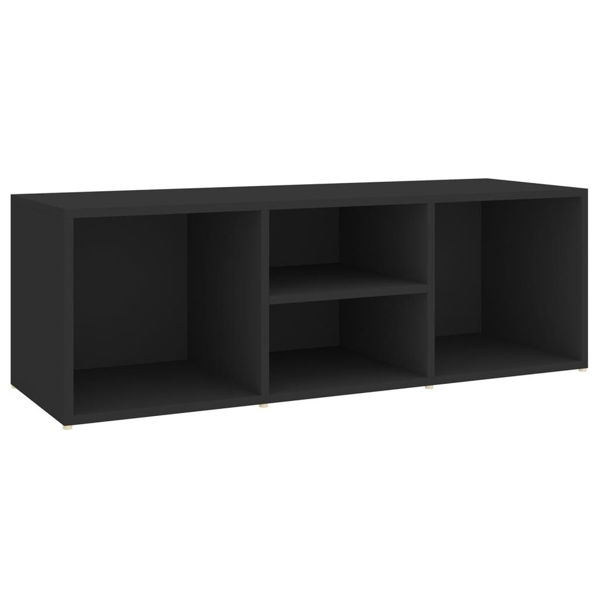 Voir la diapositive 2 : VIDAXL Banc a chaussures Noir 105x35x35 cm Agglomere