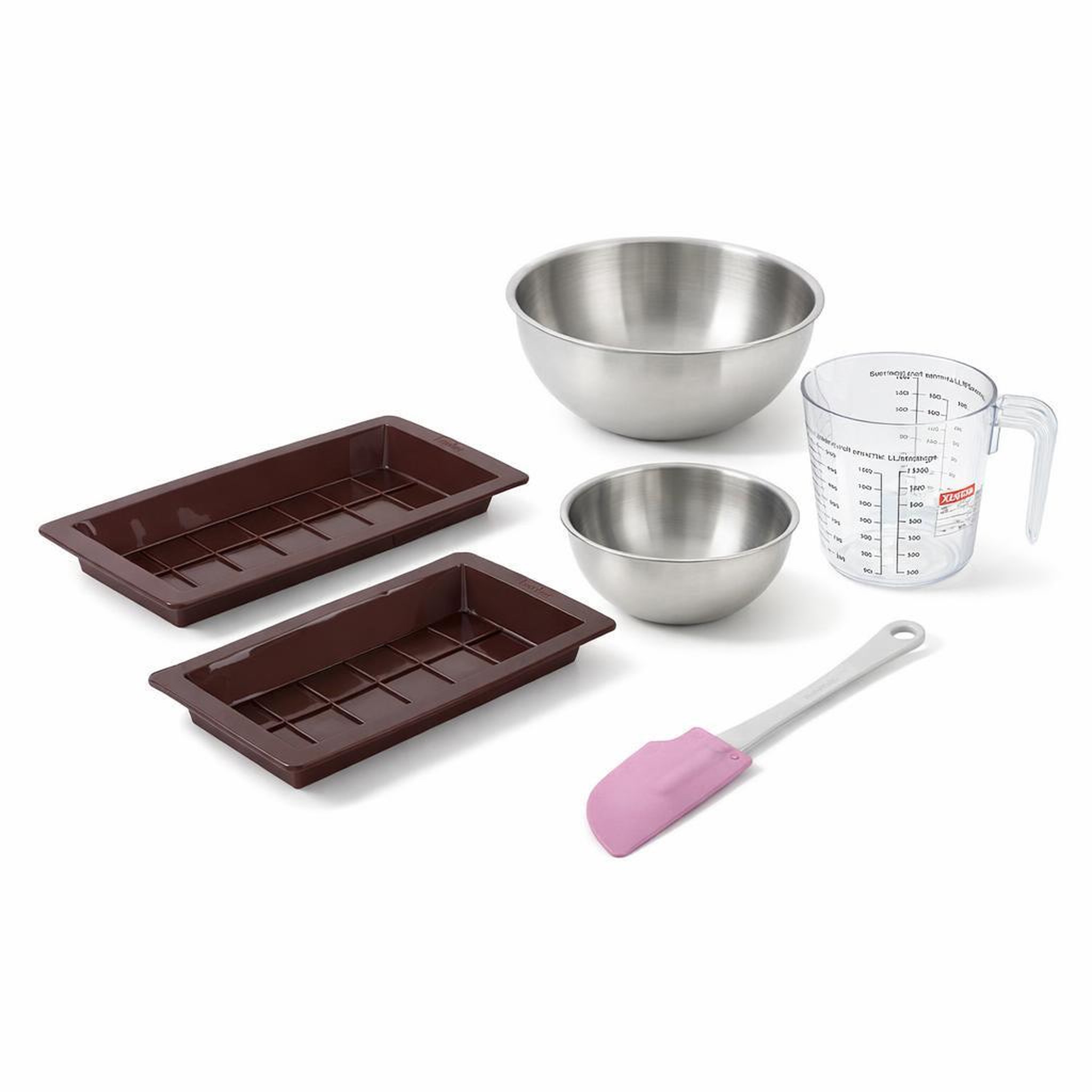 ZENKER Set de 5 ustensiles de pâtisserie moule à gâteaux bol spatule pâtisserie et verre doseur spécial créative spécial créative zenker  spécial créative