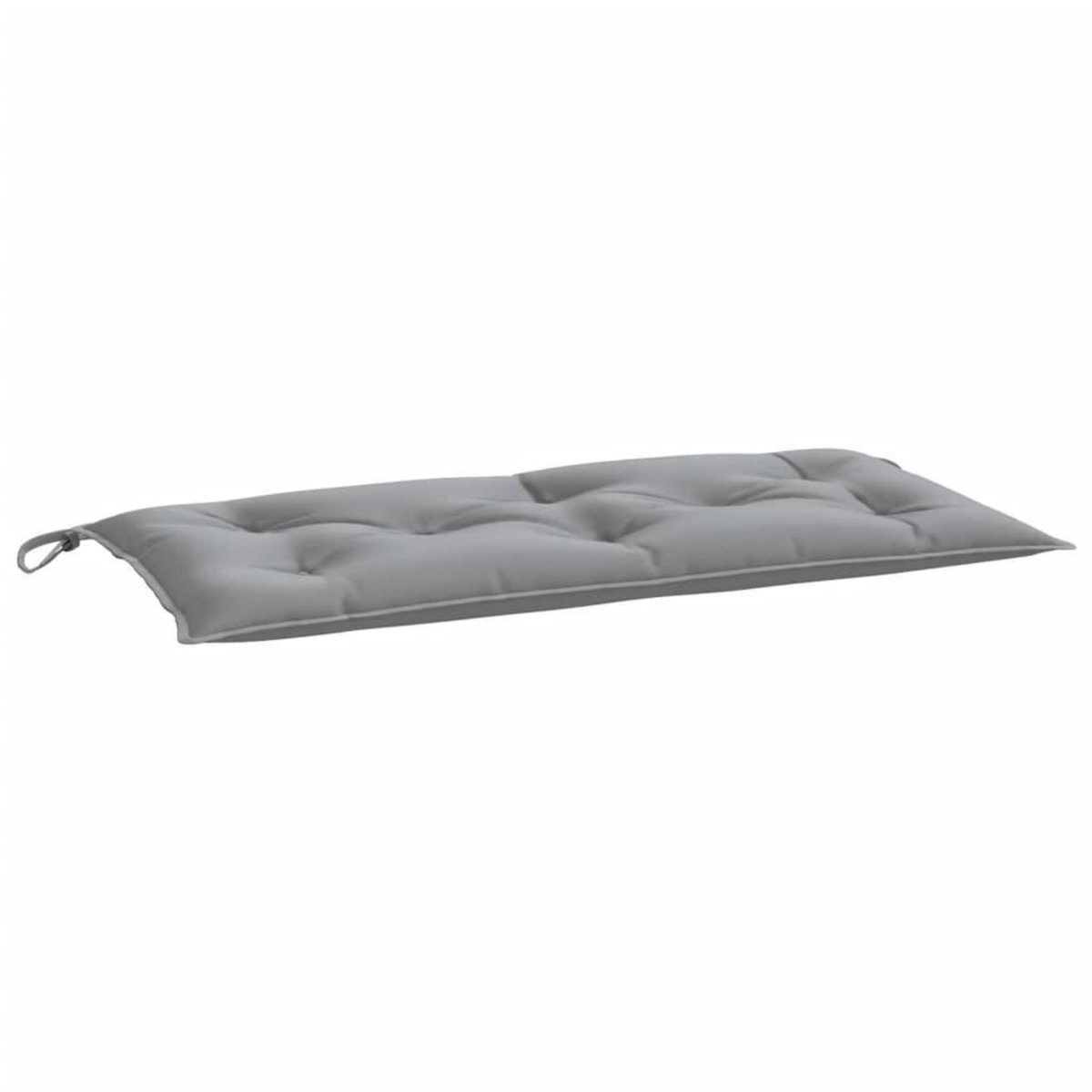 VIDAXL Coussin de banc de jardin gris 110x50x7 cm tissu oxford