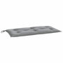 Voir la diapositive 2 : VIDAXL Coussin de banc de jardin gris 110x50x7 cm tissu oxford