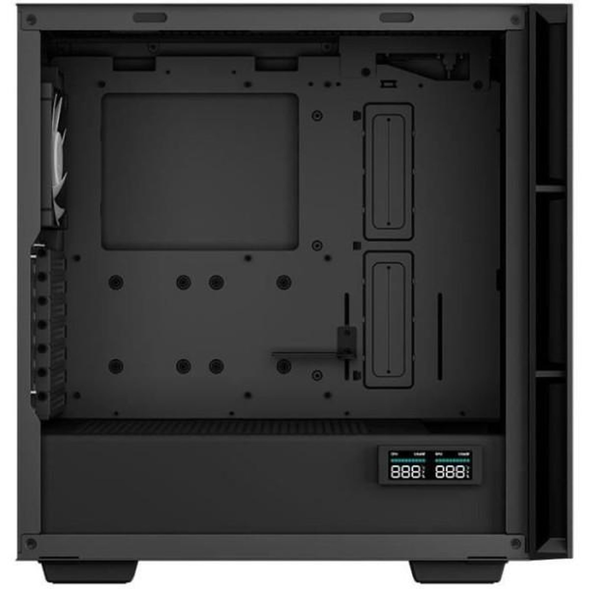 Voir la diapositive 4 : Deepcool Boîtier PC - DEEPCOOL - CH560 Digital (Noir) - Moyen tour - Format ATX - 3x140mm A-RGB + 1x120mm A-RGB