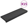 Voir la diapositive 2 : VIDAXL Tapis d'escalier 15 pcs 65x21x4 cm Anthracite