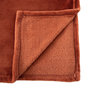 Voir la diapositive 2 : ATMOSPHERA Plaid Doux Uni  Flanel  180x230cm Terracotta