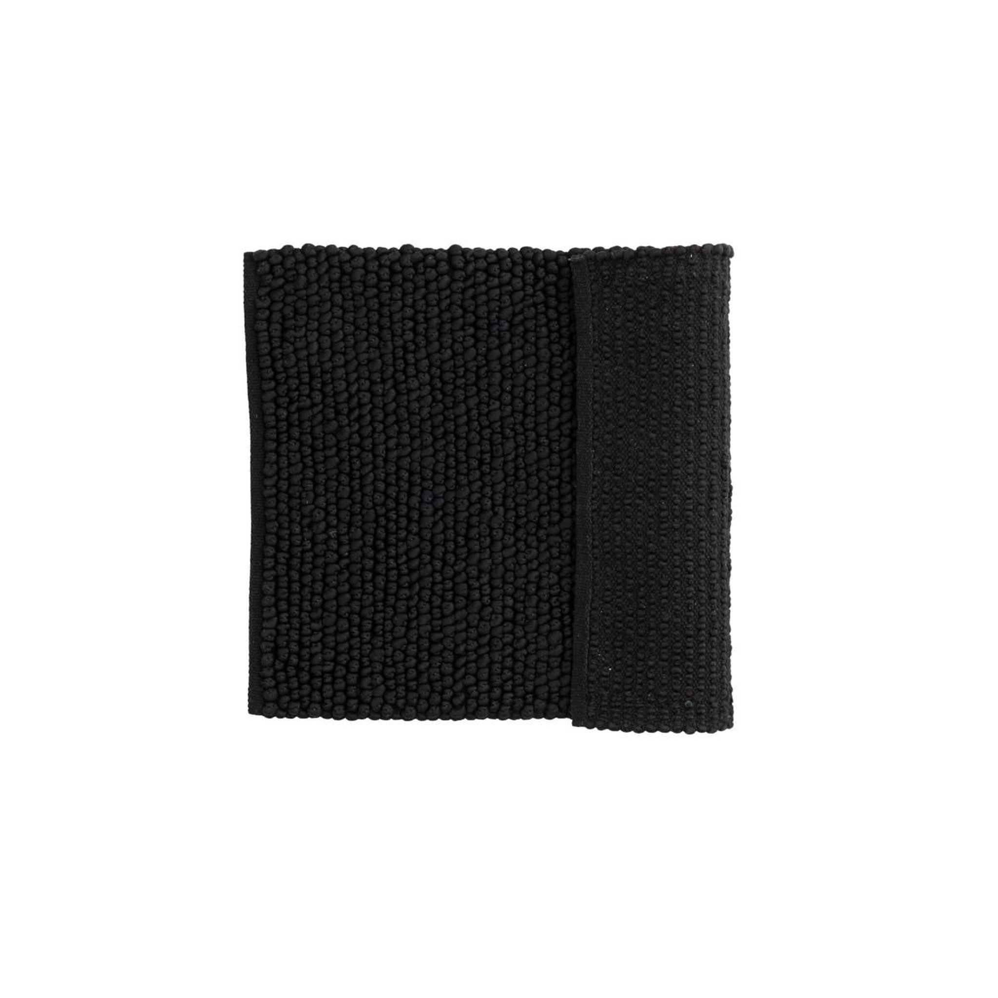 Voir la diapositive 2 : Paris Prix Tapis de salle de bain  wilmer  50x80cm noir