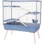 Voir la diapositive 1 : Zolux Cage rongeur surélevée - ZOLUX - Néolife - 3 étages pour lapin - 99 x 54 x 114 cm - Bleu