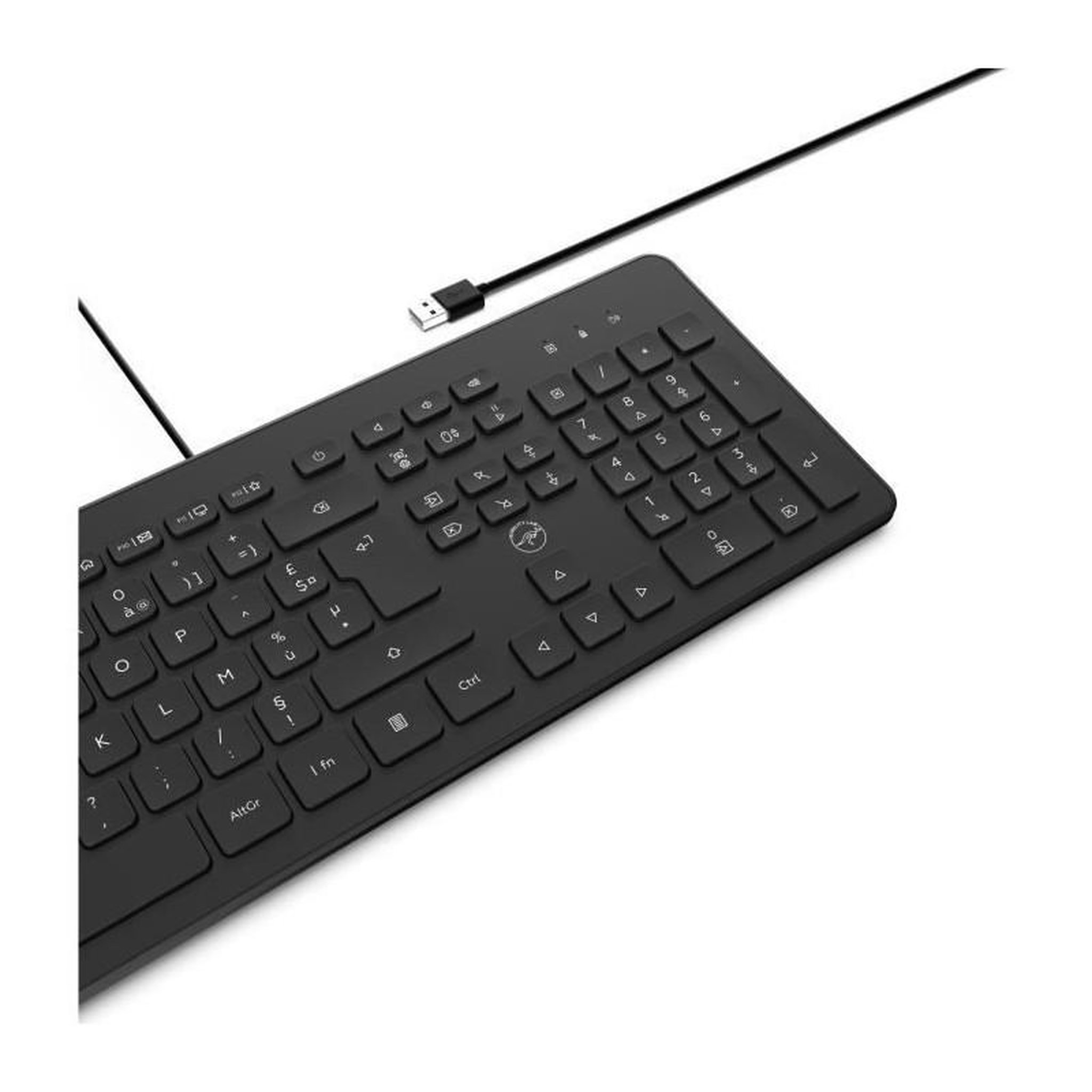 Voir la diapositive 2 : Mobility Lab MOBILITY LAB ML304250 - Clavier PC Business Filaire avec 2 hub USB integre - Noir