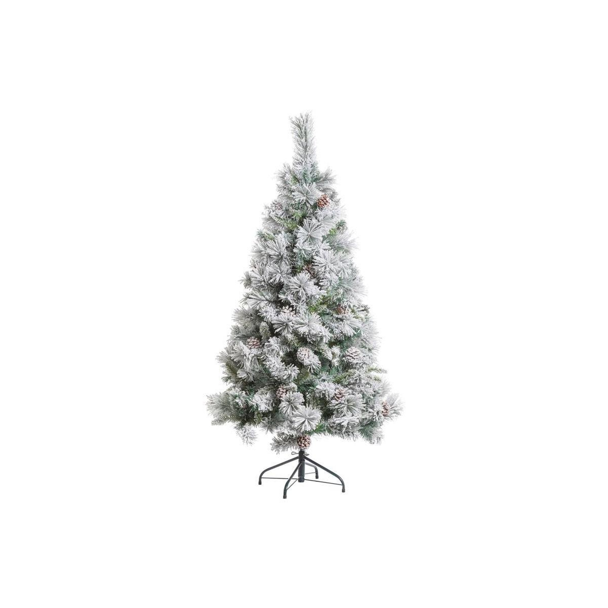 FEERIC LIGHT & CHRISTMAS Sapin de noël enneigé  minnesota  210cm blanc