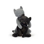 Voir la diapositive 2 : MAILOU Peluche Chat Meloe - 37 cm Bleu Gris MA0261