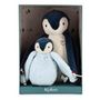 Voir la diapositive 2 : Kaloo Peluches calins manchots bleus