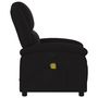 Voir la diapositive 5 : VIDAXL Fauteuil de massage inclinable Noir Tissu