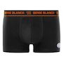 Voir la diapositive 6 : SERGE BLANCO Lot de 4 boxers homme en coton Class uni ceinture colorée