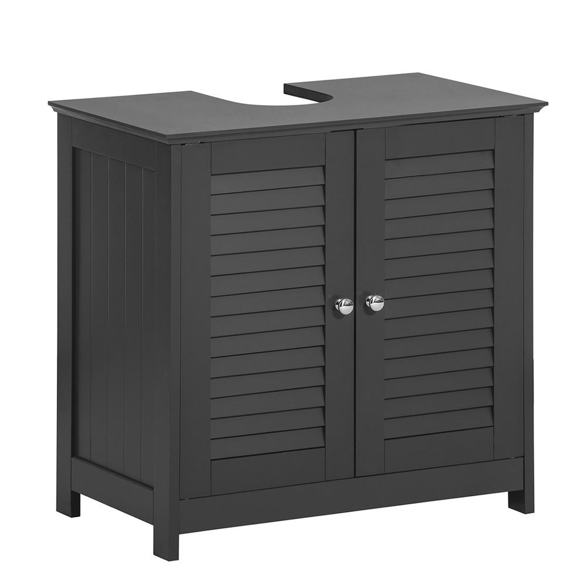 SOBUY SoBuy - Meuble Sous-vasque à deux portes - Fonctionnel - FRG237. Coloris disponibles : Blanc, Marron, Gris