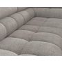 Voir la diapositive 6 : BEST MOBILIER Elisa - canapé d'angle droit 5 places convertible avec coffre et têtières réglables en tissu bouclette