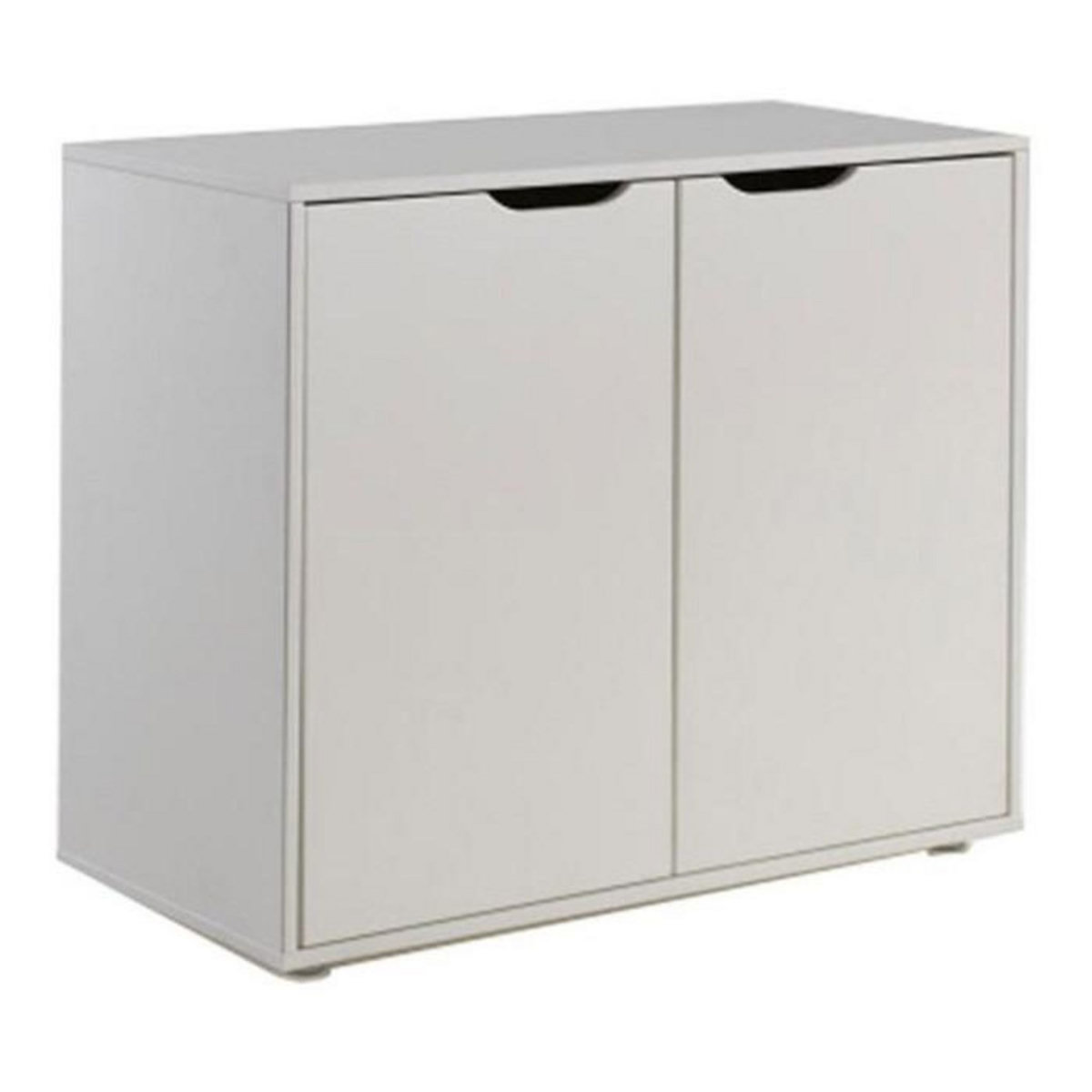 Paris Prix Commode 2 Portes Enfant  Pino  86cm Blanc