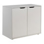 Voir la diapositive 1 : Paris Prix Commode 2 Portes Enfant  Pino  86cm Blanc