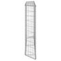 Voir la diapositive 4 : VIDAXL Lit sureleve a gabion en trapeze Acier galvanise 150x20x100 cm
