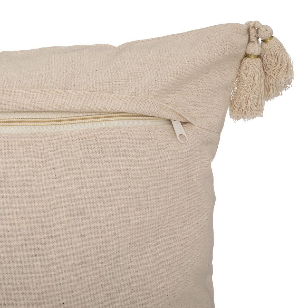 ATMOSPHERA Coussin Déco  Midnight Garden  40x40cm Ivoire