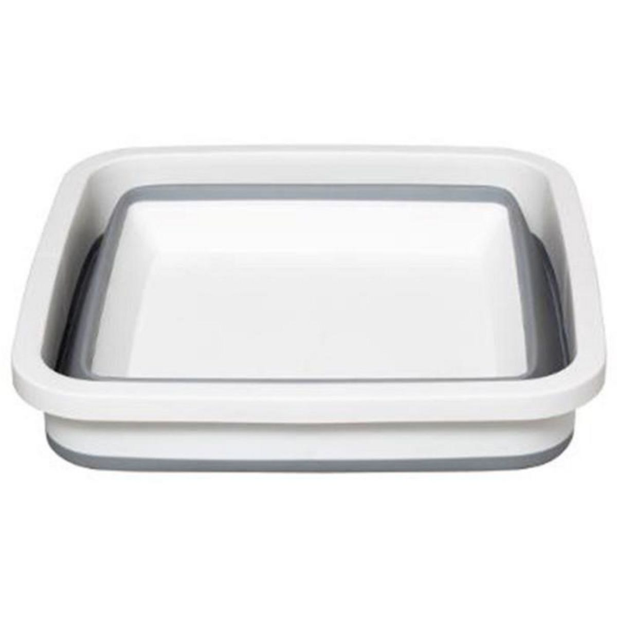 FIVE Bassine Carrée  Rétractable  8L Blanc & Gris