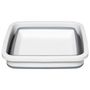 Voir la diapositive 2 : FIVE Bassine Carrée  Rétractable  8L Blanc & Gris