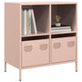 Voir la diapositive 1 : VIDAXL Buffet rose 68x39x73,5 cm acier lamine a froid