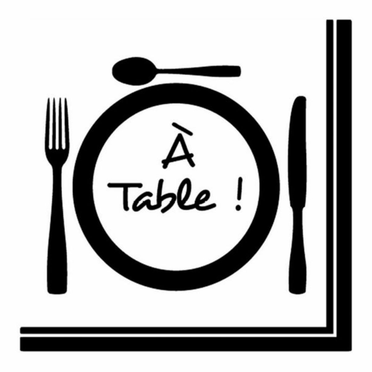 Paris Prix Lot de 20 Serviettes en Papier  A Table  33x33cm Blanc