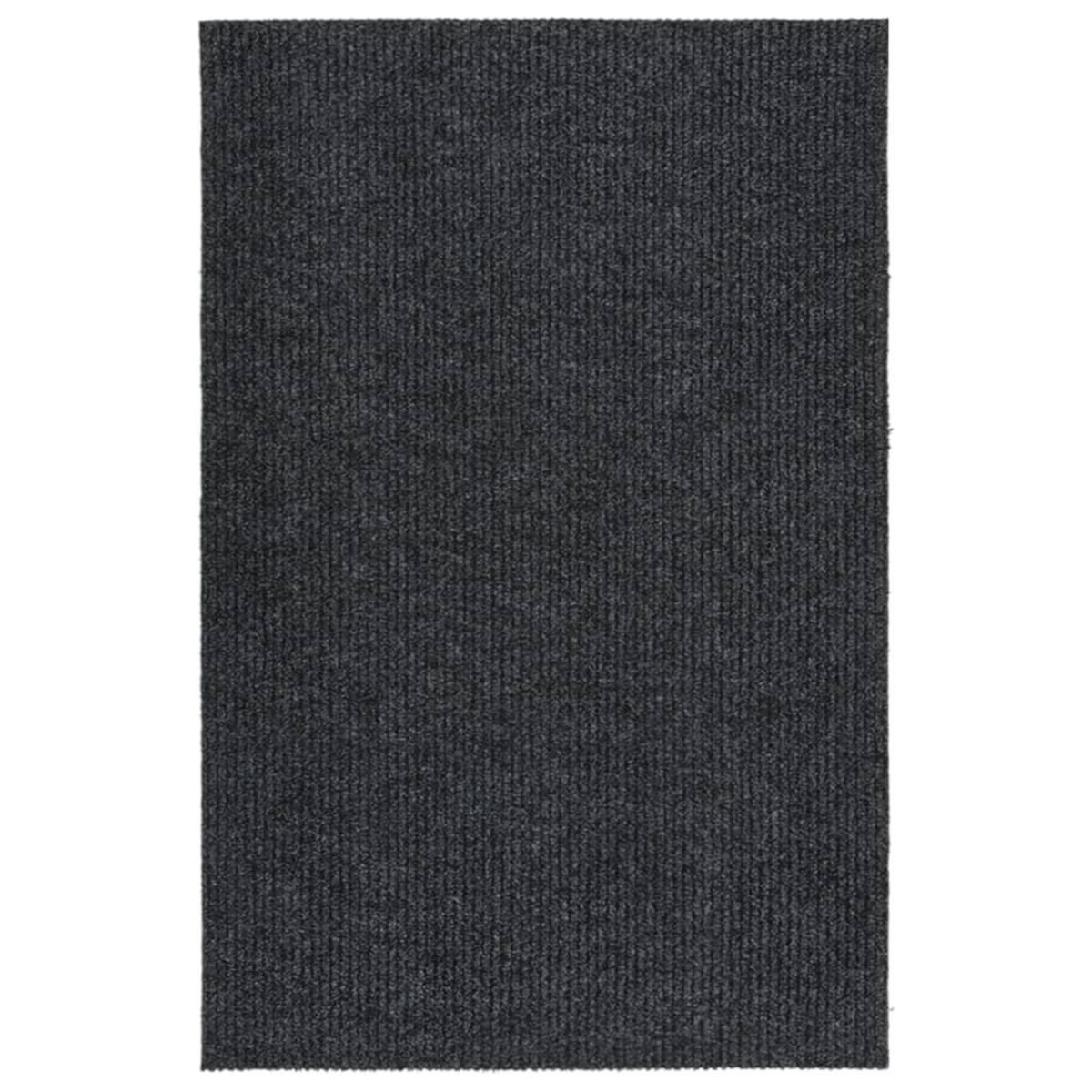 VIDAXL Tapis 100x150 cm Anthracite