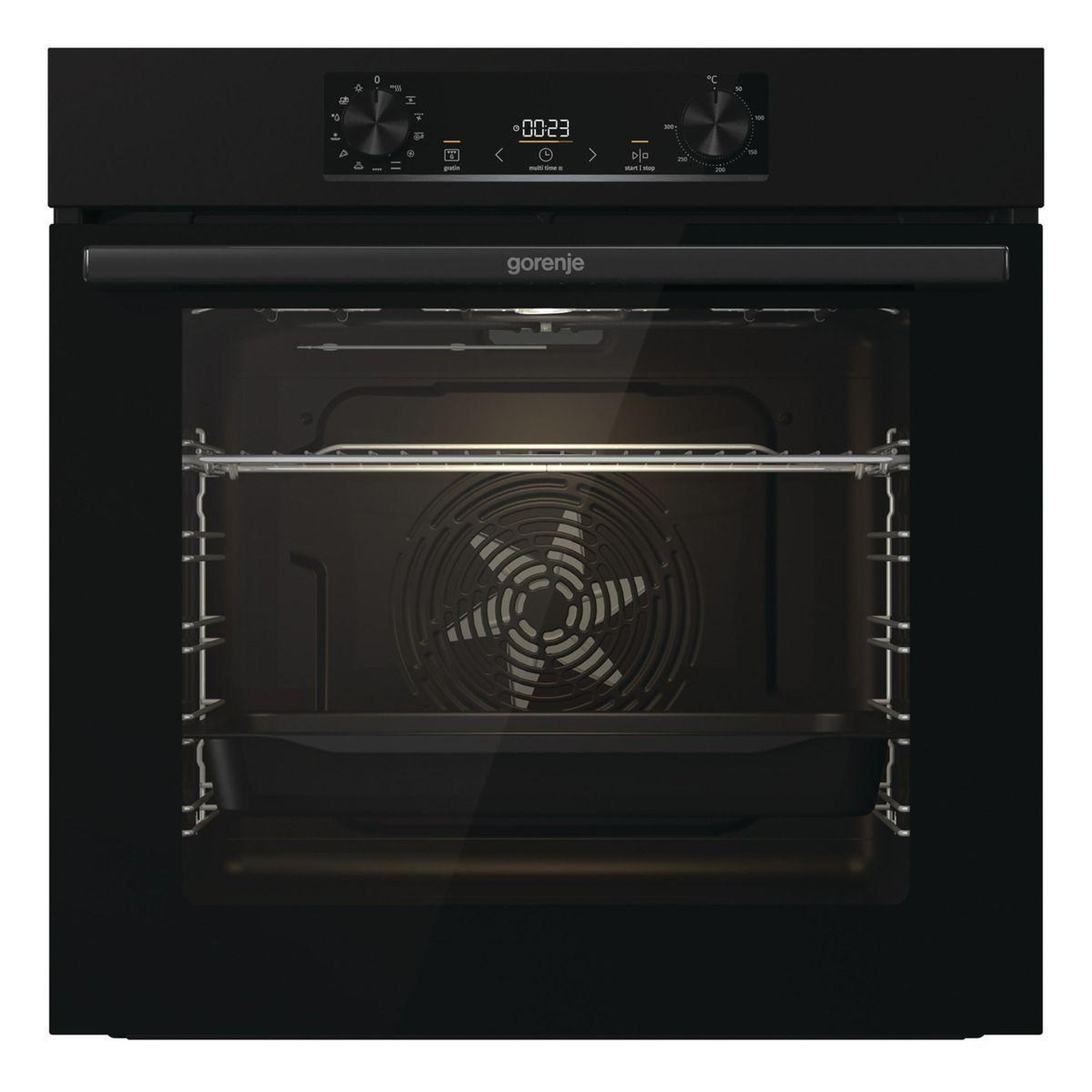 Voir la diapositive 2 : GORENJE Four encastrable bop6737e02bk + table induction gi601fmc - pyrolyse - chaleur pulsée - porte froide