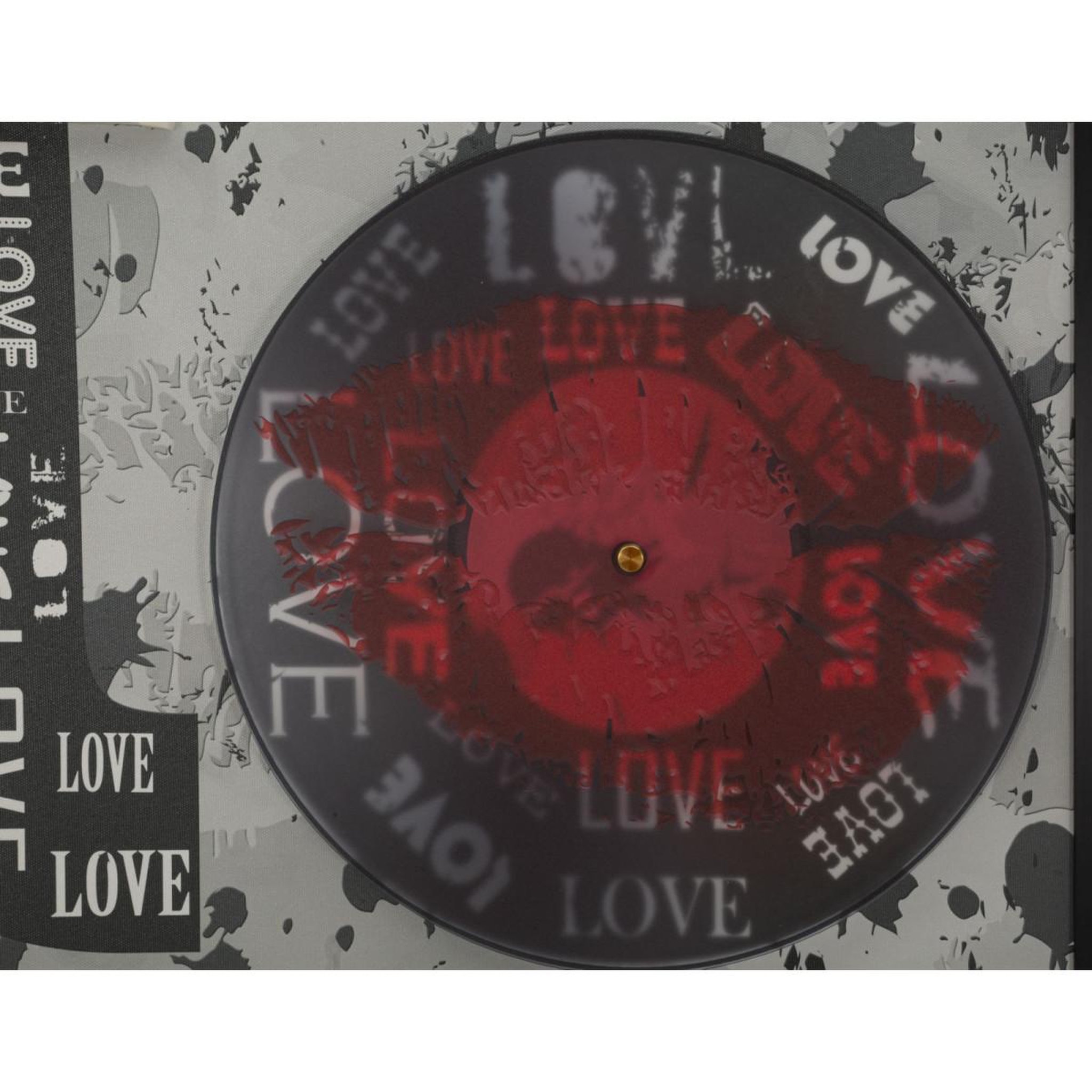 Voir la diapositive 4 : Paris Prix Tableau imprimé à led  love  60x90cm multicolore