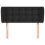 Voir la diapositive 3 : VIDAXL Tete de lit avec oreilles Noir 83x23x78/88 cm Similicuir