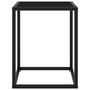 Voir la diapositive 2 : VIDAXL Table basse Noir avec verre noir 40x40x50 cm
