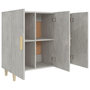 Voir la diapositive 4 : VIDAXL Buffet gris beton 90x34x80 cm bois d'ingenierie