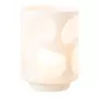Paris Prix Vase Design en Verre Taches  Hortense  19cm Blanc