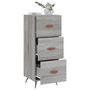 Voir la diapositive 4 : VIDAXL Buffet Sonoma gris 34,5x34x90 cm Bois d'ingenierie