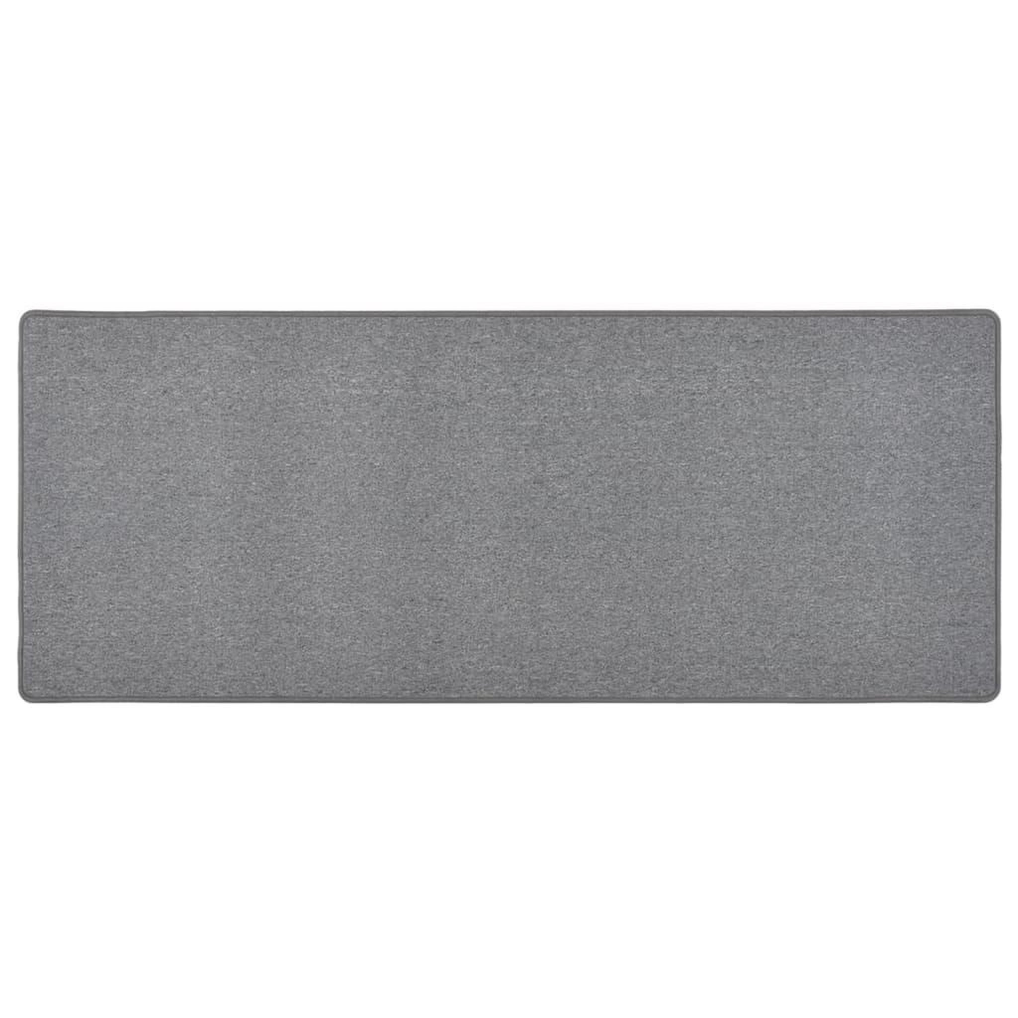 VIDAXL Tapis de couloir Gris fonce 80x200 cm