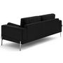 Voir la diapositive 6 : LISA DESIGN Isaure - canapé droit 3 places en velours