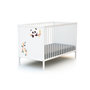 Voir la diapositive 1 : WEBABY Lit bébé en bois 60x120 cm ALBA