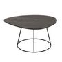 Voir la diapositive 2 : Paris Prix Table d'Appoint Design  Mesla  60cm Marron Foncé