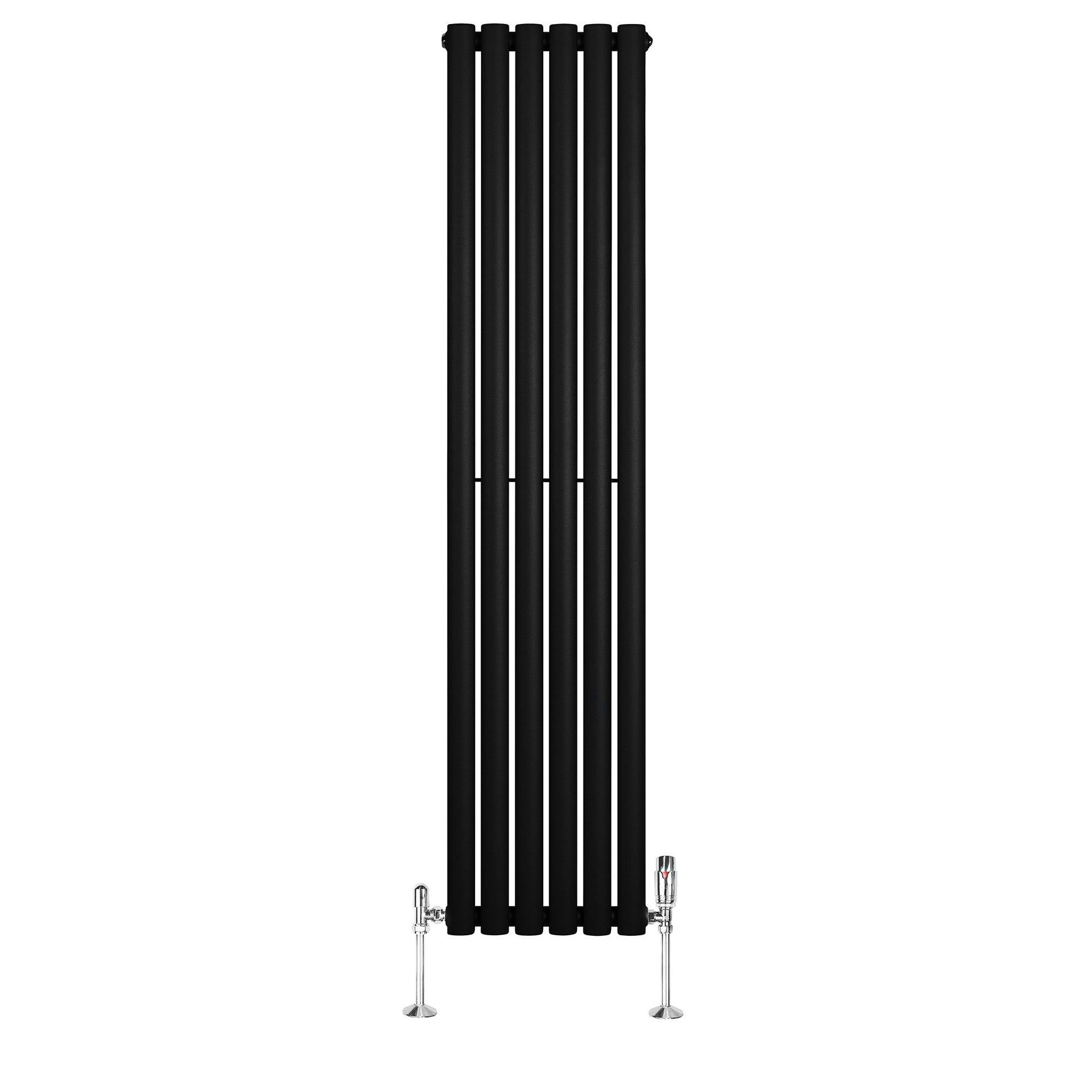 Voir la diapositive 2 : MONSTERSHOP Radiateur à colonnes ovales & vannes, 1 panneau - 1600 x 360 mm