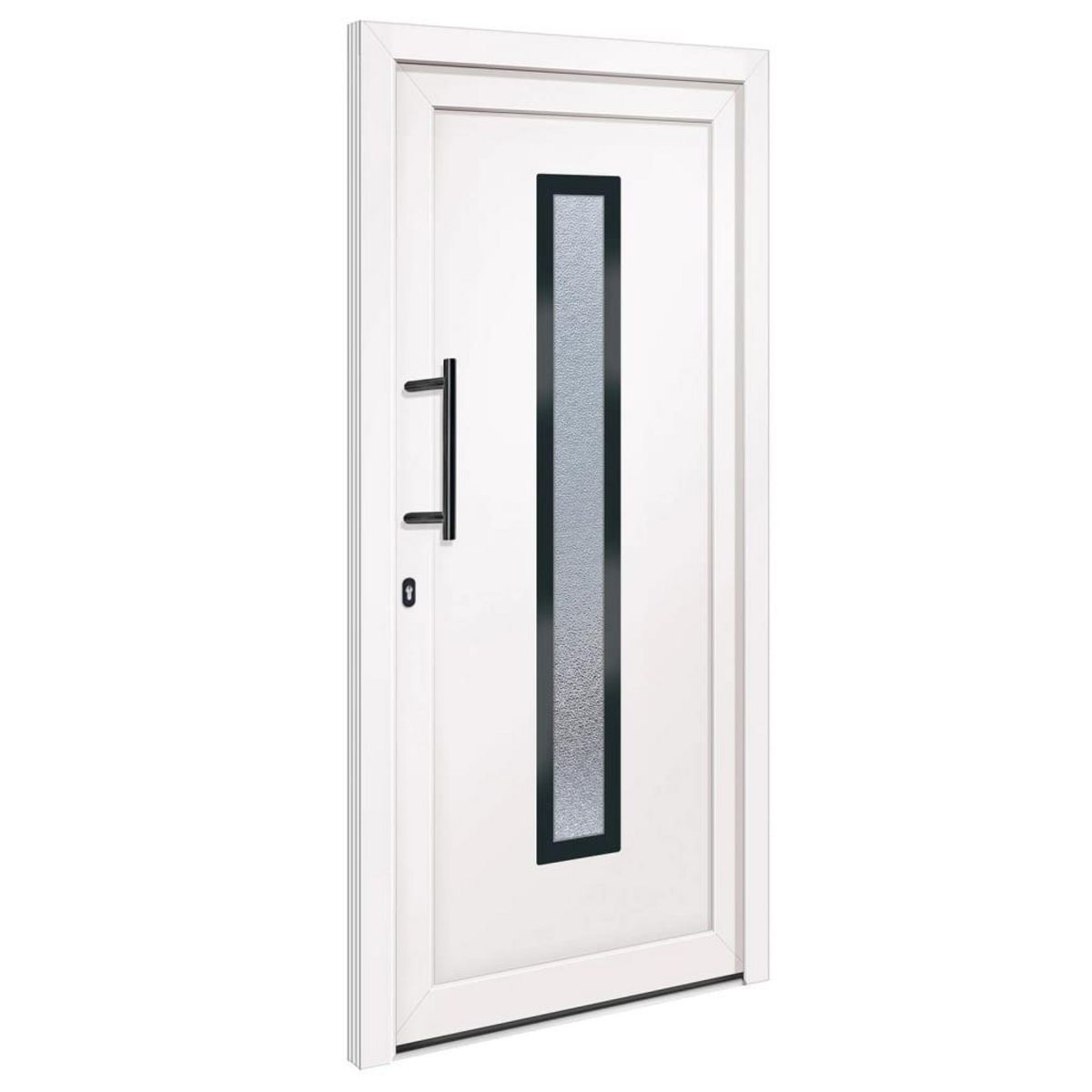 VIDAXL Porte d'entree Blanc 98x208 cm PVC