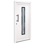 Voir la diapositive 2 : VIDAXL Porte d'entree Blanc 98x208 cm PVC