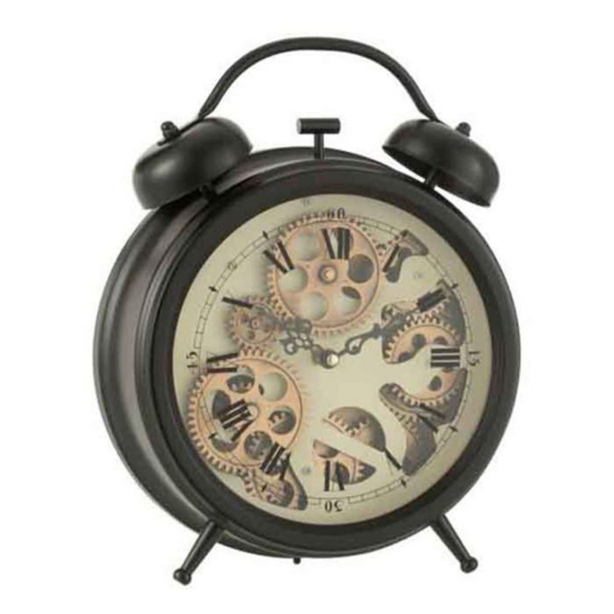 Paris Prix Réveil à Poser Vintage  Mécanisme  33cm Noir