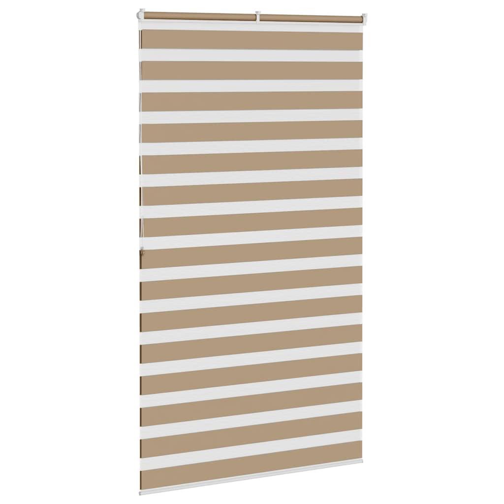 Voir la diapositive 4 : VIDAXL Store zebre marron sable largeur du tissu 130,9 cm polyester