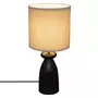  Lampe à Poser Design  Margot  44cm Noir & Beige