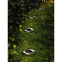 Voir la diapositive 1 : GARDENSTAR Set de 4 spots solaires encastrables- 6 Lumen