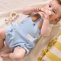 Voir la diapositive 6 : Petit Béguin Ensemble salopette bébé et t-shirt Zeste d'amour