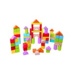 Hape Baril de 100 cubes en bois pour enfants - Jouet éducatif