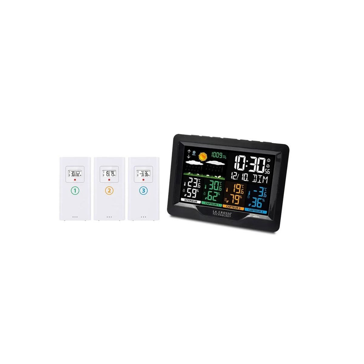 La crosse technology Station météo noir - WS6204BLA